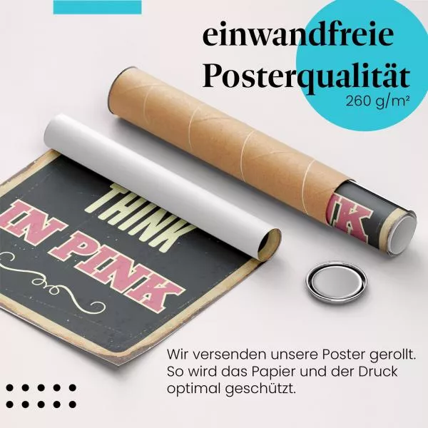 Think Pink | Postereck 0981 Think Pink | Postereck 0981