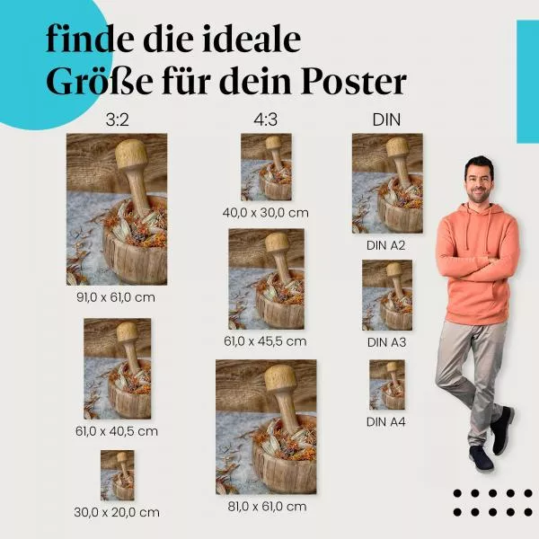 Ringelblumenblüten: Mörser | Postereck 1826 Ringelblumenblüten: Mörser | Postereck 1826