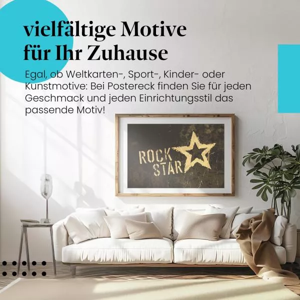 Rockstar: Schriftzug | Postereck 1822 Rockstar: Schriftzug | Postereck 1822