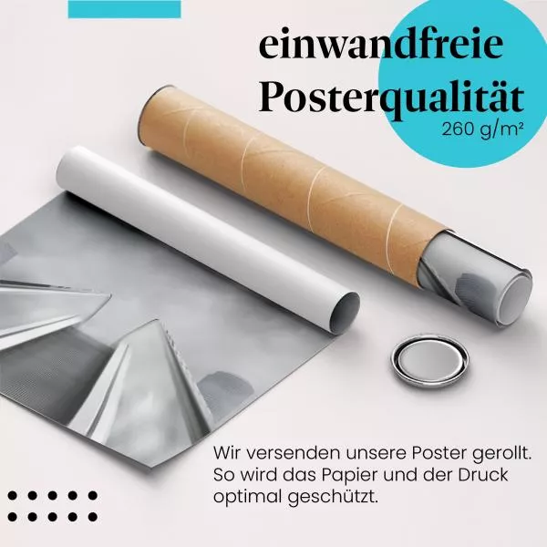 Rolltreppe in die Wolken | Postereck 1934