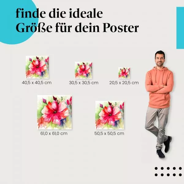 Rote Blume | Postereck 4032 Rote Blume | Postereck 4032