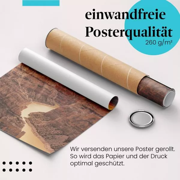 Dramatische Schlucht: Abendrot | Postereck 1788 Dramatische Schlucht: Abendrot | Postereck 1788