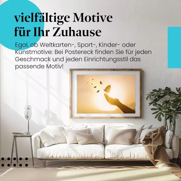 Freiheit im Sonnenuntergang | Postereck 3914 Freiheit im Sonnenuntergang | Postereck 3914