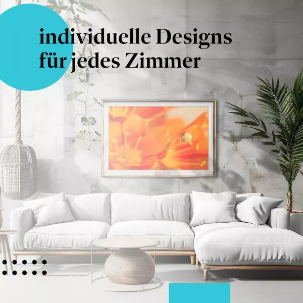 Schnecke: Orange Blume | Postereck 1417 Schnecke: Orange Blume | Postereck 1417