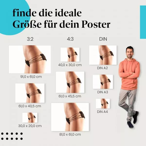 Perfekter Körper: Schlanke Taille und definierter Bauch | Postereck 1700 Perfekter Körper: Schlanke Taille und definierter Bauch | Postereck 1700