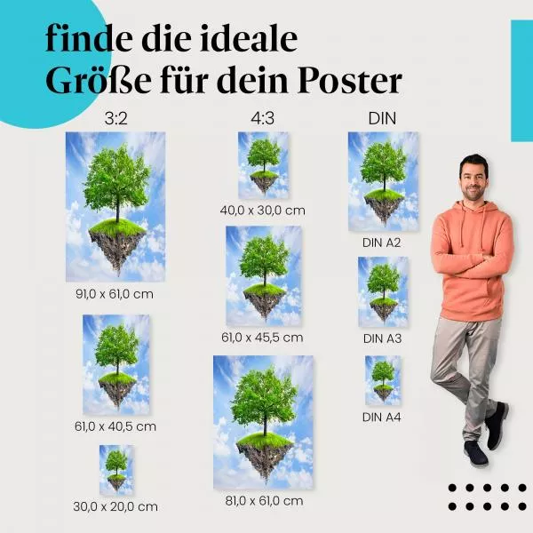 Schwebende Insel | Postereck 2665 Schwebende Insel | Postereck 2665