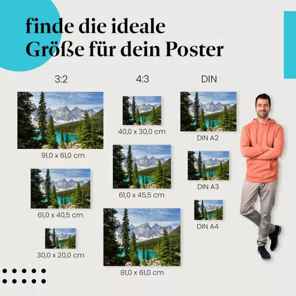 Bergsee Panorama | Postereck 3281 Bergsee Panorama | Postereck 3281
