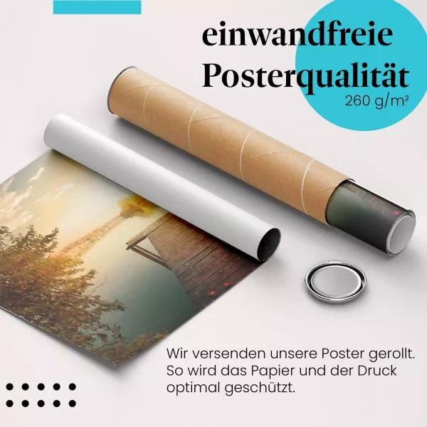 Herbstlicher Steg | Postereck 2598 Herbstlicher Steg | Postereck 2598