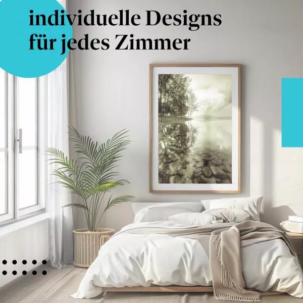 Stille am See: Zeitlose Idylle | Postereck 0135 Stille am See: Zeitlose Idylle | Postereck 0135