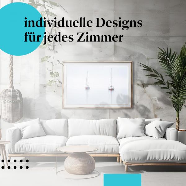 "Zeit für Besinnung": Kunstdruck - Deko für Ruhe & Gelassenheit.