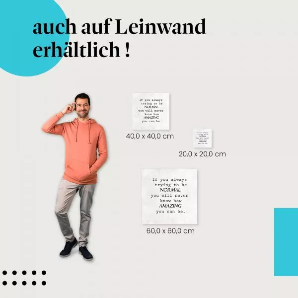 Sei außergewöhnlich | Postereck 2268 Sei außergewöhnlich | Postereck 2268
