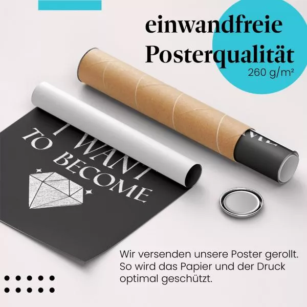 Glaube an dich: Werde… | Postereck 1686 Glaube an dich: Werde… | Postereck 1686