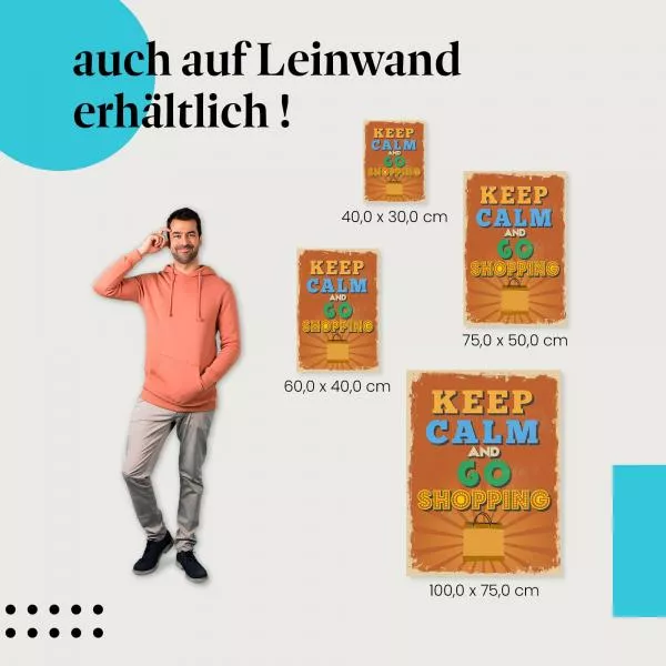 Shopping-Queen: "Keep Calm and Go Shopping" | Postereck 0717 Shopping-Queen: "Keep Calm and Go Shopping" | Postereck 0717