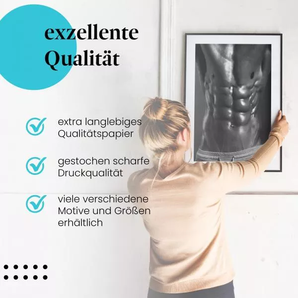 Definierter Sixpack: Fitness &… | Postereck 1093 Definierter Sixpack: Fitness &… | Postereck 1093