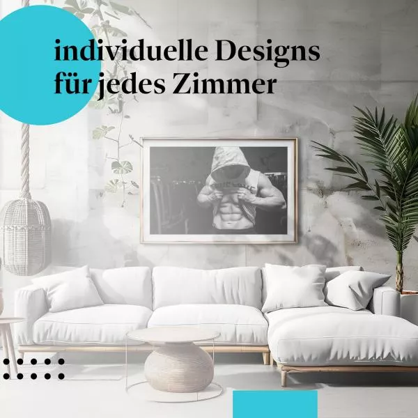 Definierter Sixpack | Postereck 1680 Definierter Sixpack | Postereck 1680