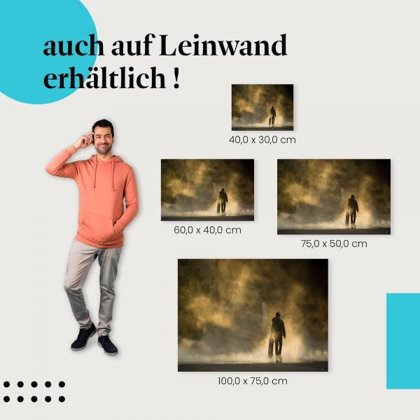"Skateboarder" Leinwandbild. Finde die ideale Größe und setze stilvolle Akzente mit Kunst!