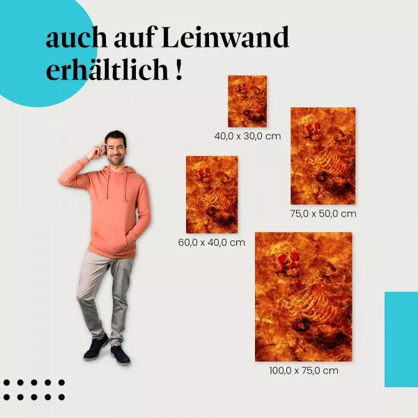 Skelett im Inferno | Postereck 2660 Skelett im Inferno | Postereck 2660