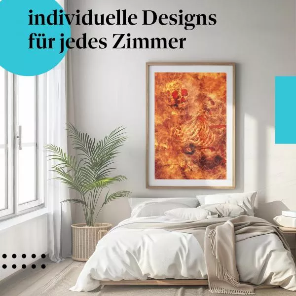 Skelett im Inferno | Postereck 2660 Skelett im Inferno | Postereck 2660