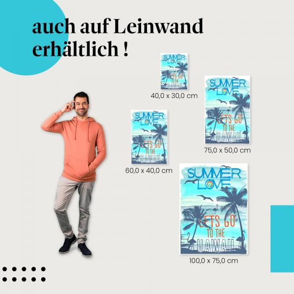 Leinwandbild "Aloha Hawaii": Hawaii & Strandfeeling