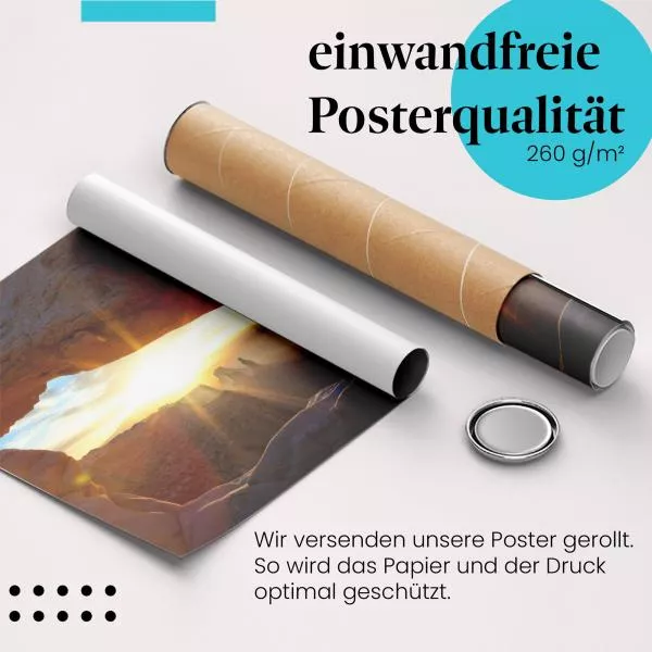 Canyon: Felsbogen & Sonnenaufgang | Postereck 0777 Canyon: Felsbogen & Sonnenaufgang | Postereck 0777