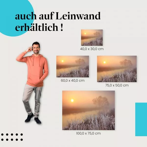 Sonnenaufgang: Nebel | Postereck 1763 Sonnenaufgang: Nebel | Postereck 1763