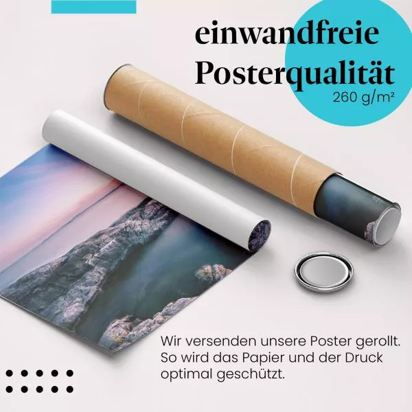 Felsküste im Abendlicht | Postereck 2959 Felsküste im Abendlicht | Postereck 2959