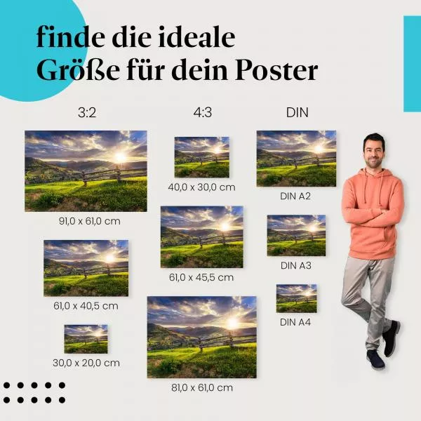 Hügelpanorama | Postereck 2332 Hügelpanorama | Postereck 2332