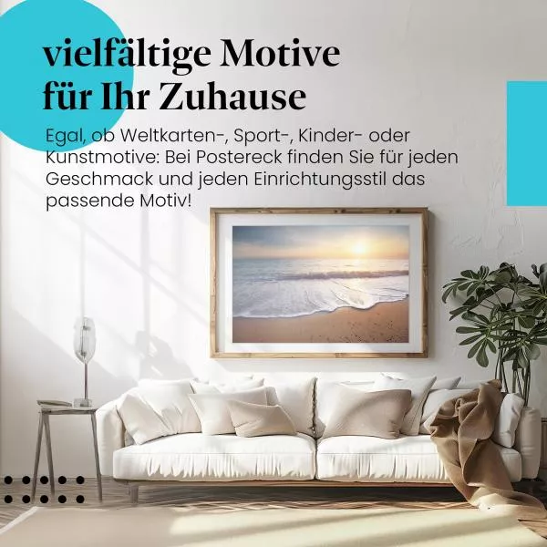 Sonnenuntergang am Meer | Postereck 3187 Sonnenuntergang am Meer | Postereck 3187