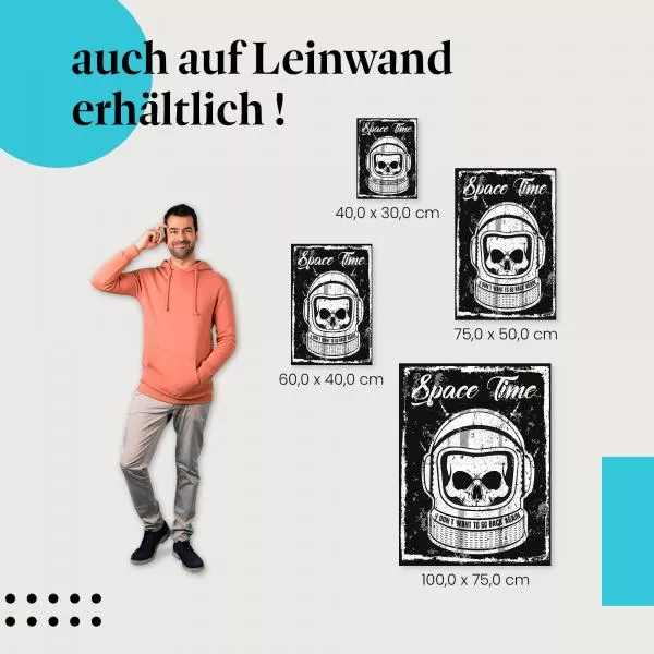 Astronauten-Totenkopf | Postereck 2159 Astronauten-Totenkopf | Postereck 2159