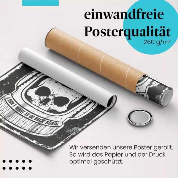 Astronauten-Totenkopf | Postereck 2159 Astronauten-Totenkopf | Postereck 2159