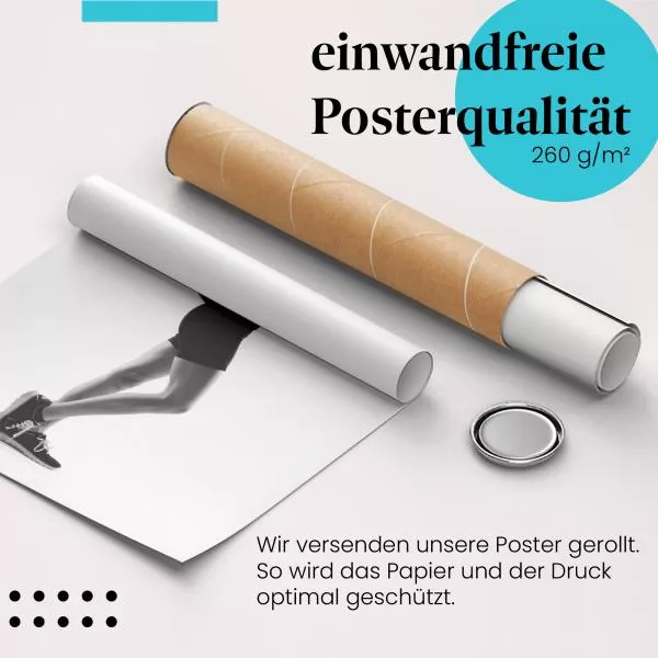 Sportliche Frau | Postereck 3694 Sportliche Frau | Postereck 3694