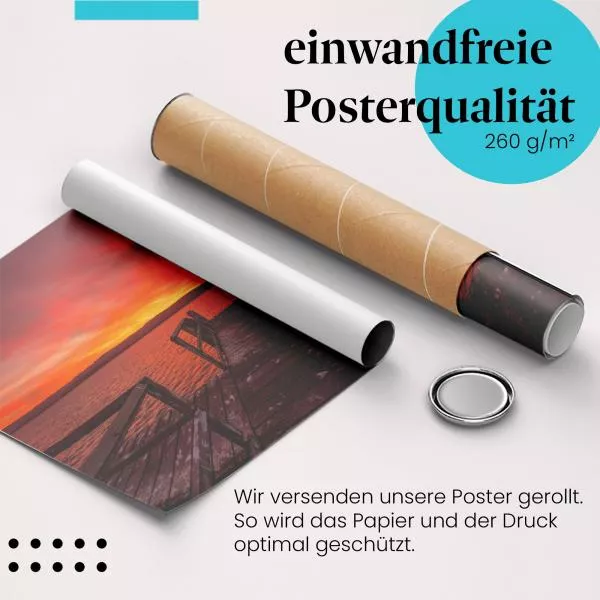 Steg & Berge | Postereck 3824 Steg & Berge | Postereck 3824