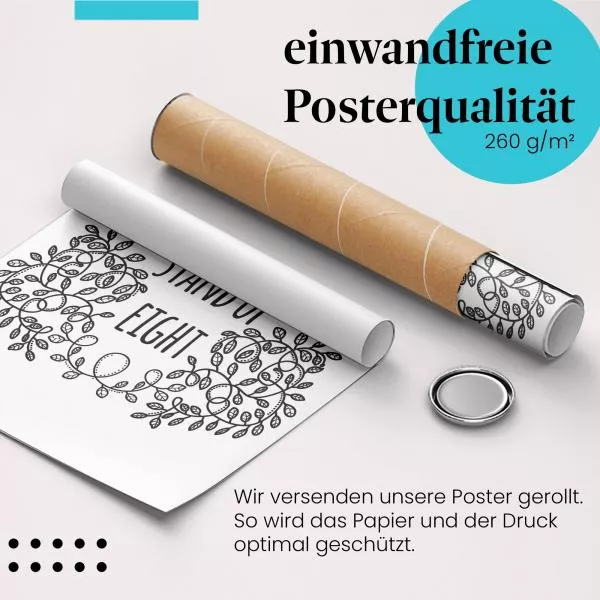 Gib niemals auf: Steh immer… | Postereck 1170 Gib niemals auf: Steh immer… | Postereck 1170