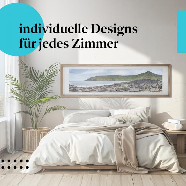 Schlafzimmer Deko: "Giant's Causeway" Poster: Mystik & Schönheit der irischen Küste.