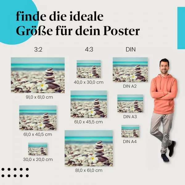 Steinturm am Meer | Postereck 2600 Steinturm am Meer | Postereck 2600