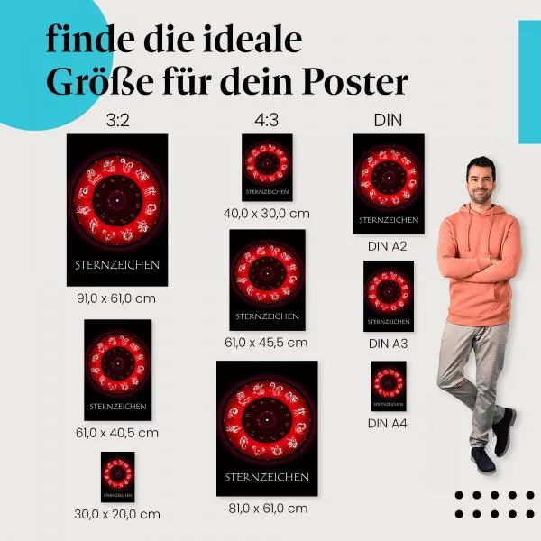 Sternzeichen Kreis | Postereck 2063
