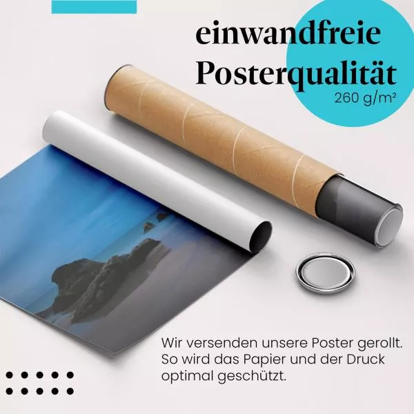 Blaue Stunde: Einsamer Strand & Magie | Postereck 0495 Blaue Stunde: Einsamer Strand & Magie | Postereck 0495