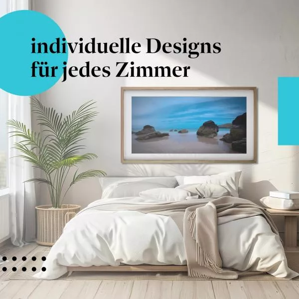 Blaue Stunde: Einsamer Strand & Magie | Postereck 0495 Blaue Stunde: Einsamer Strand & Magie | Postereck 0495
