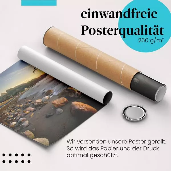 Sonnenaufgang am Strand | Postereck 2640 Sonnenaufgang am Strand | Postereck 2640