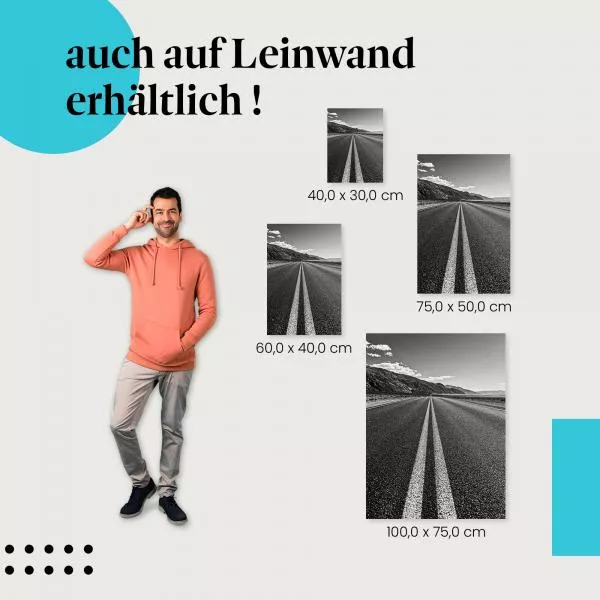 Straße in die Ferne | Postereck 3525 Straße in die Ferne | Postereck 3525