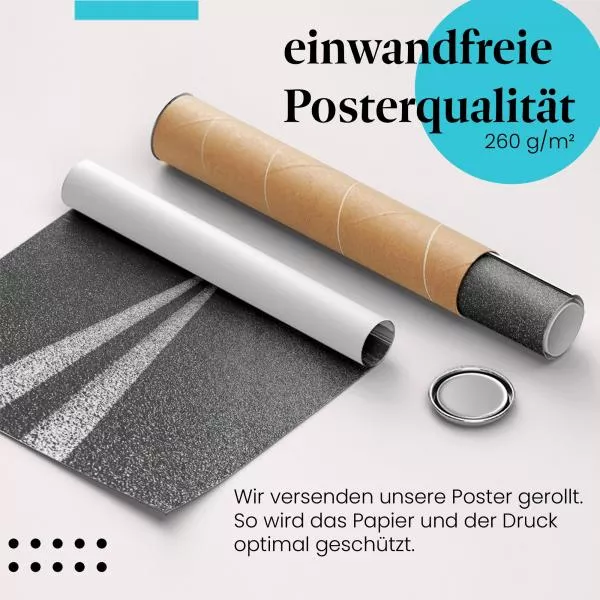Straße in die Ferne | Postereck 3525 Straße in die Ferne | Postereck 3525