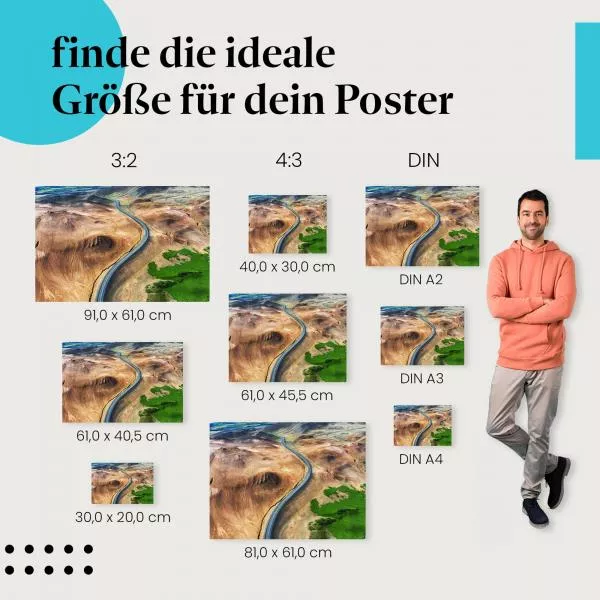Vulkanlandschaft | Postereck 3832 Vulkanlandschaft | Postereck 3832
