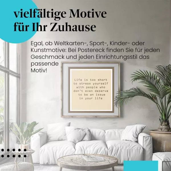 Stressfrei leben | Postereck 2270 Stressfrei leben | Postereck 2270