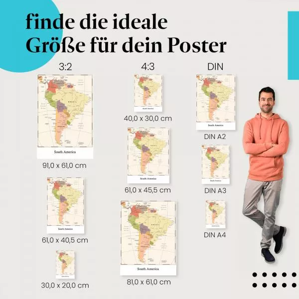 Südamerika | Postereck 4138 Südamerika | Postereck 4138