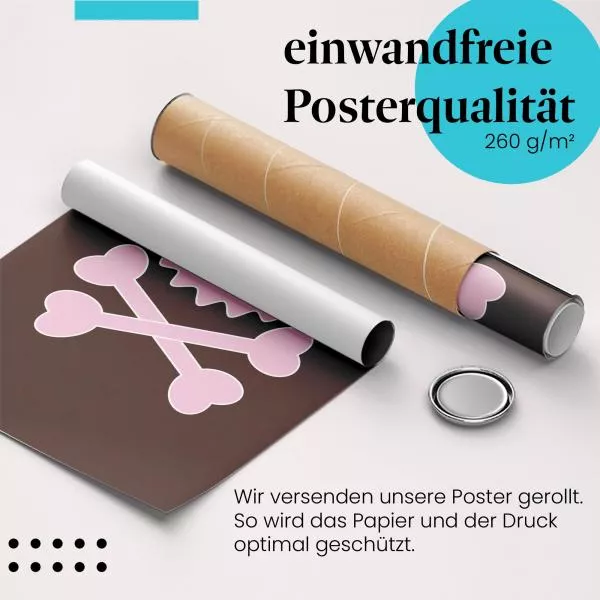 Pink Skull | Postereck 3940 Pink Skull | Postereck 3940