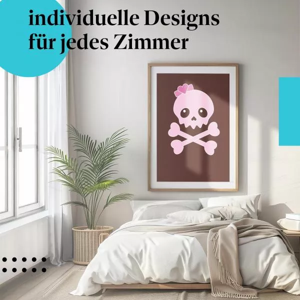 Pink Skull | Postereck 3940 Pink Skull | Postereck 3940