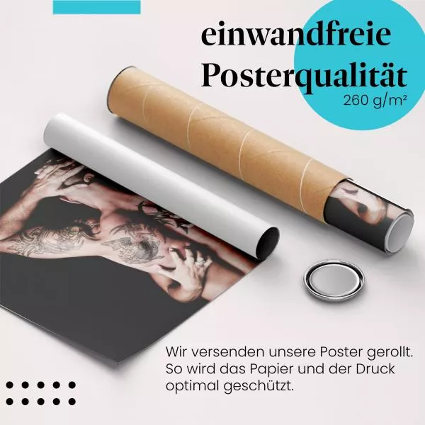 Tätowierter Rücken: Hände & Körperkunst | Postereck 0045 Tätowierter Rücken: Hände & Körperkunst | Postereck 0045