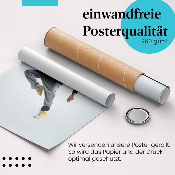 Gerolltes Poster "Ausdruckstanz". Perfektion.