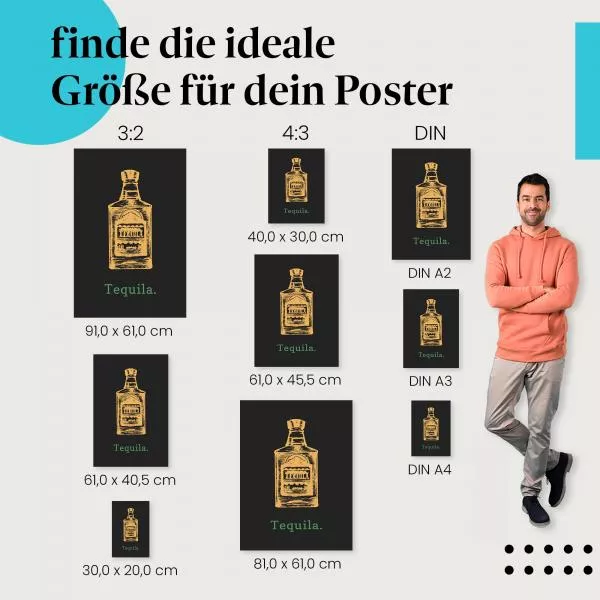 Goldener Tequila | Postereck 2396
