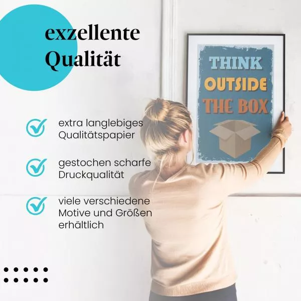 Kreativität: "Think Outside the Box" | Postereck 0728 Kreativität: "Think Outside the Box" | Postereck 0728